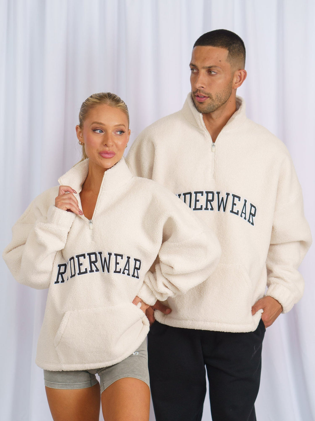 Unisex Teddy Jumper - Vanilla Clothing Ryderwear 