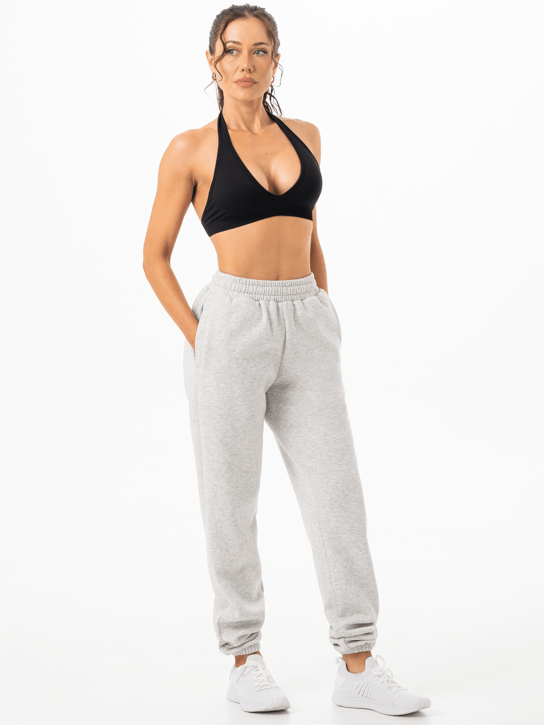 Unisex Track Pants - Snow Marl Clothing Ryderwear 