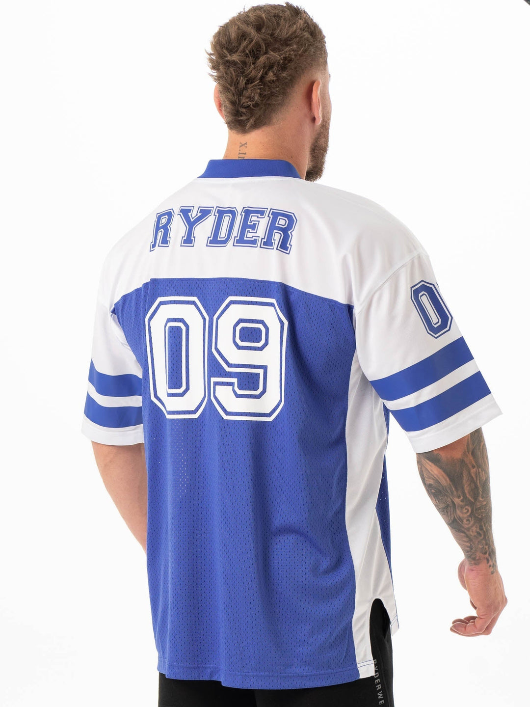 Varsity Jersey - Cobalt Clothing Ryderwear 