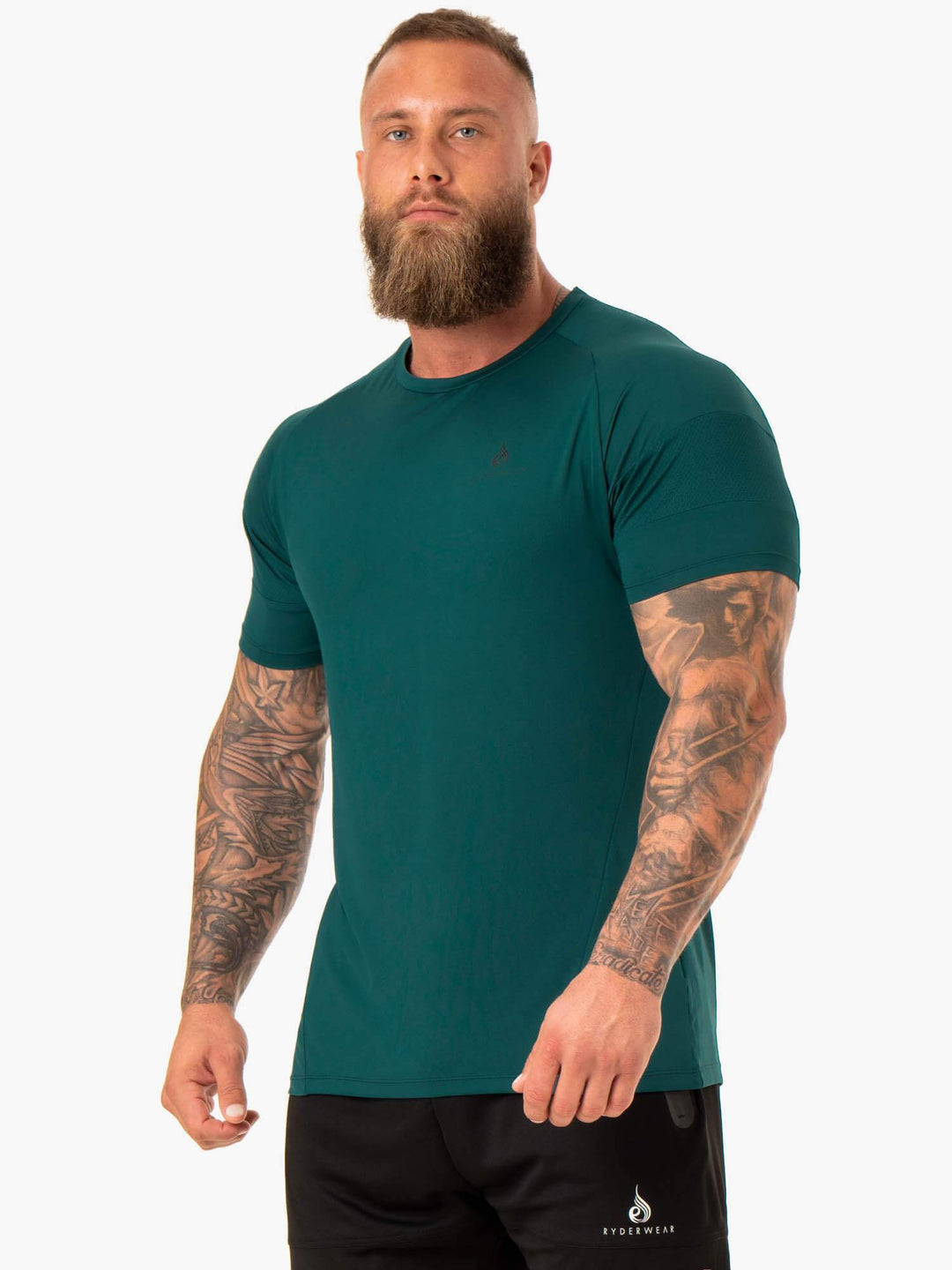 Action Mesh T-Shirt - Emerald Clothing Ryderwear 