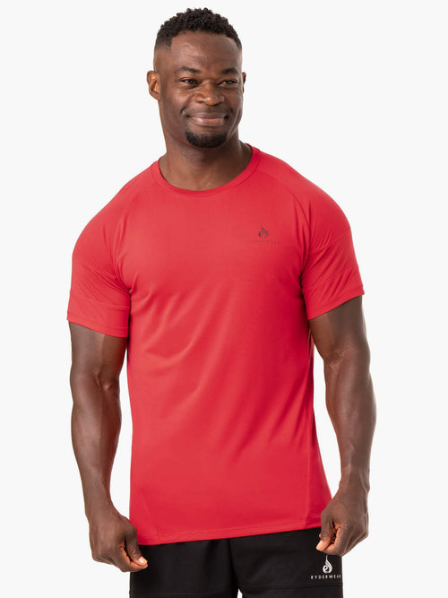 Action Mesh T-Shirt Red