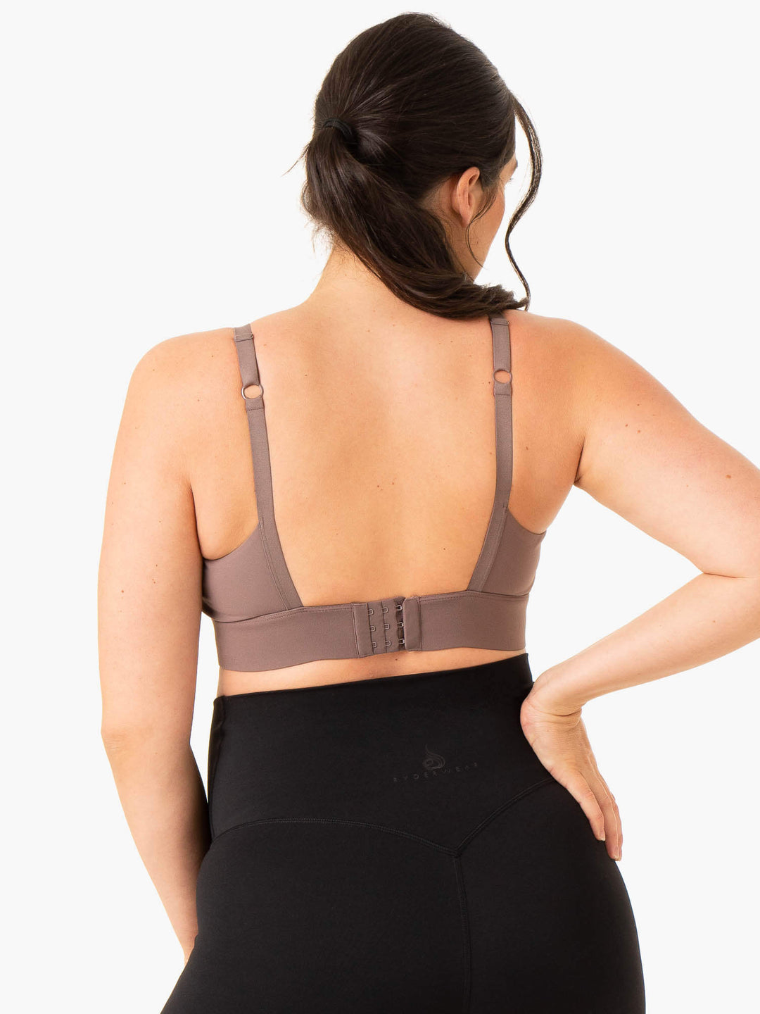 Active Bump Sports Bra - Chocolate Clothing Ryderwear 
