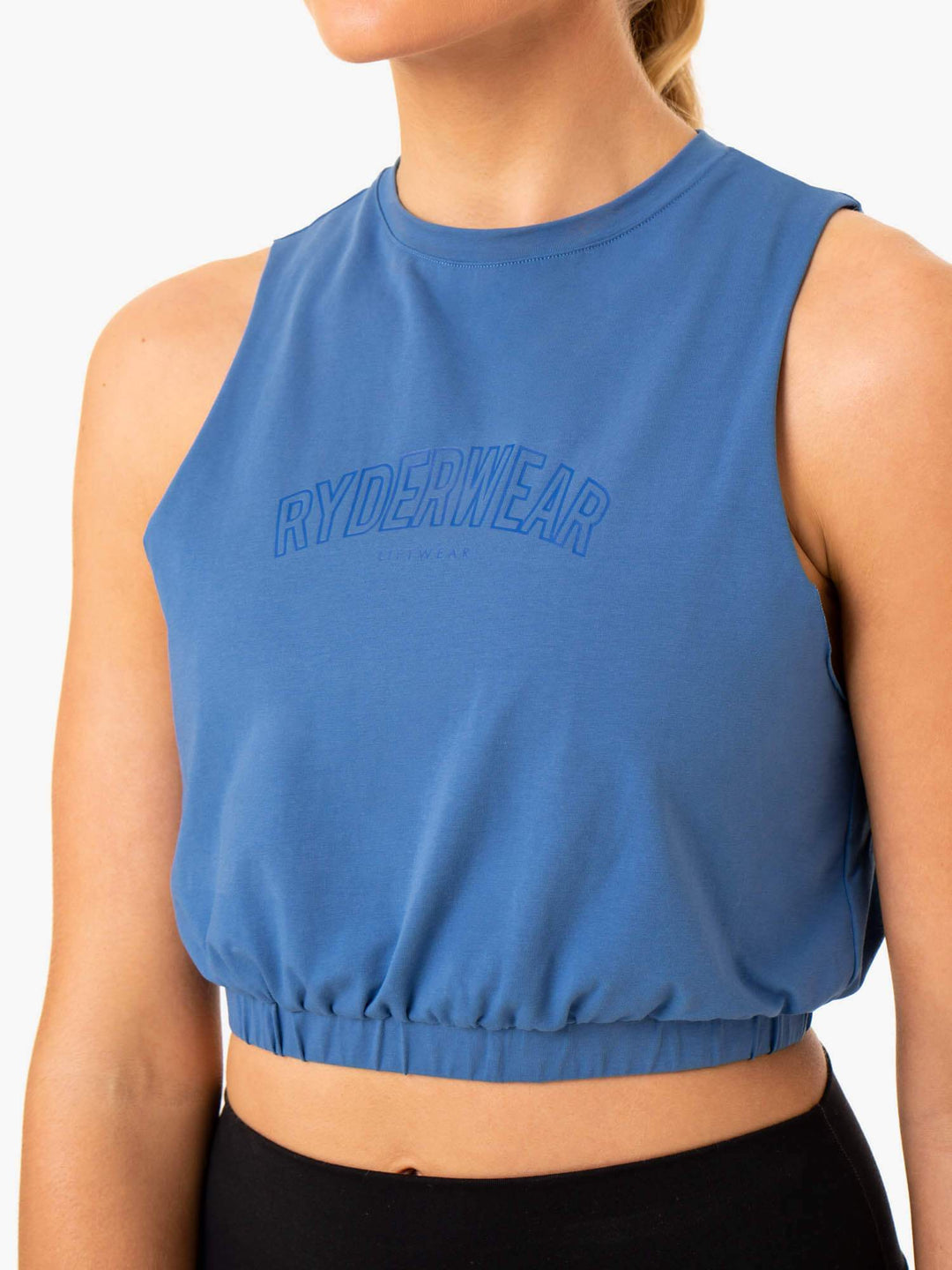 Boxer Muscle Tank - Blue Clothing Ryderwear 