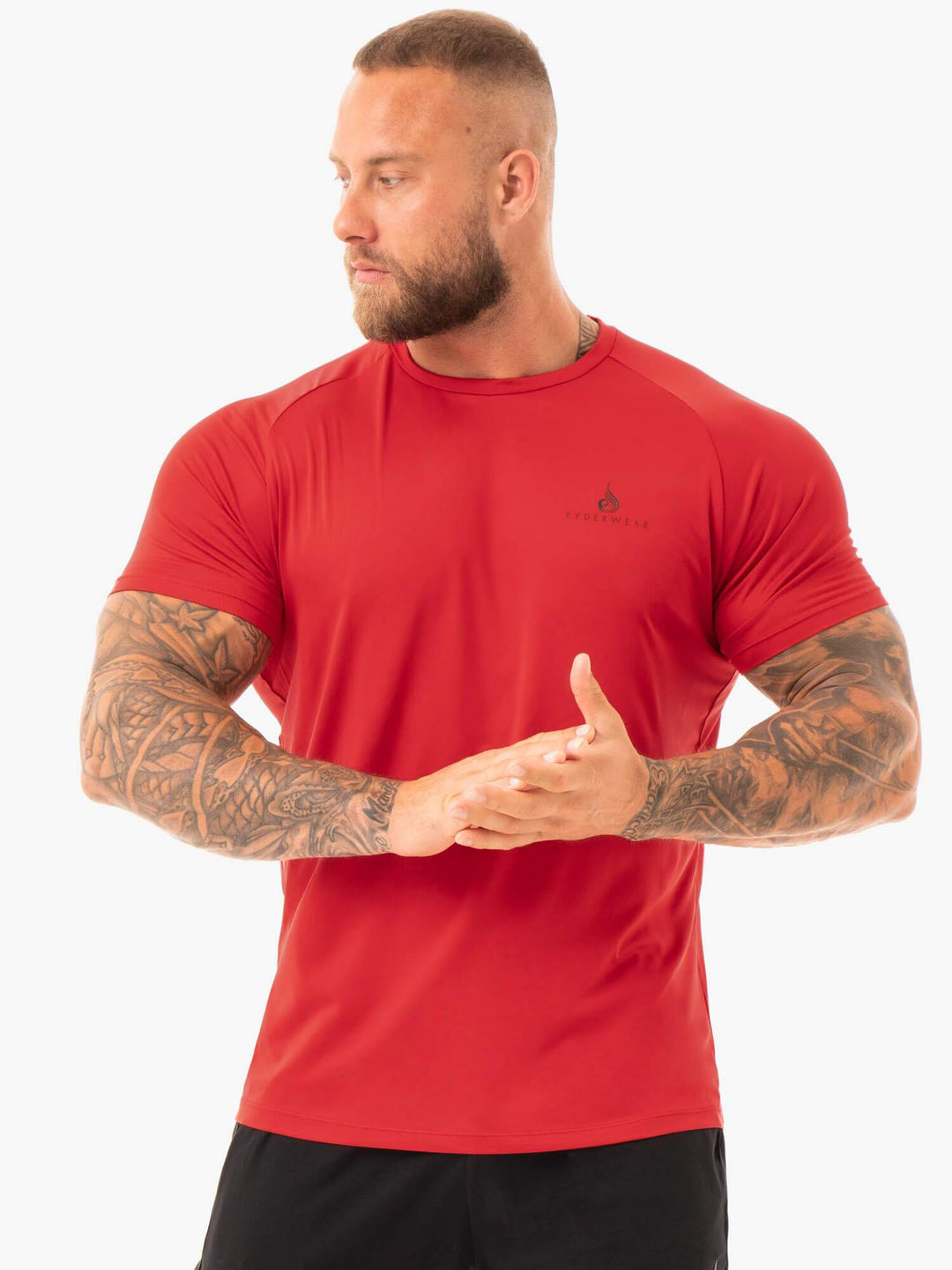 Breeze T-Shirt - Red Clothing Ryderwear 