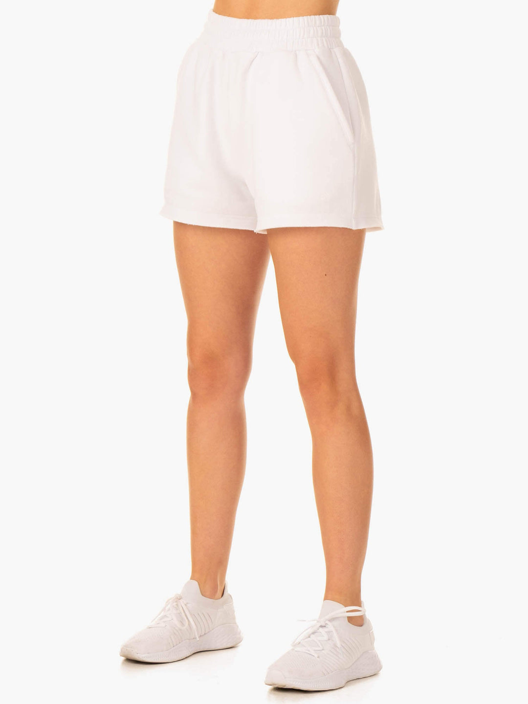 Elevate Track Short - White Clothing Ryderwear 