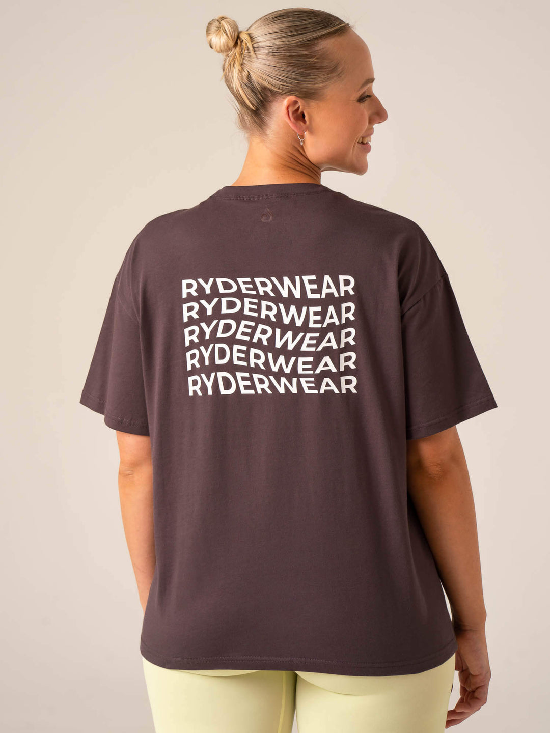 Embody Oversized T-Shirt - Plum Clothing Ryderwear 
