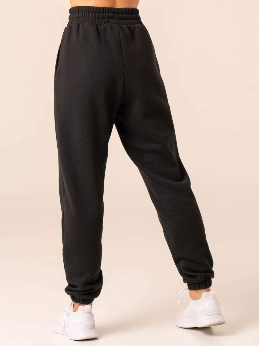 Embody Oversized Track Pants - Black Clothing Ryderwear 