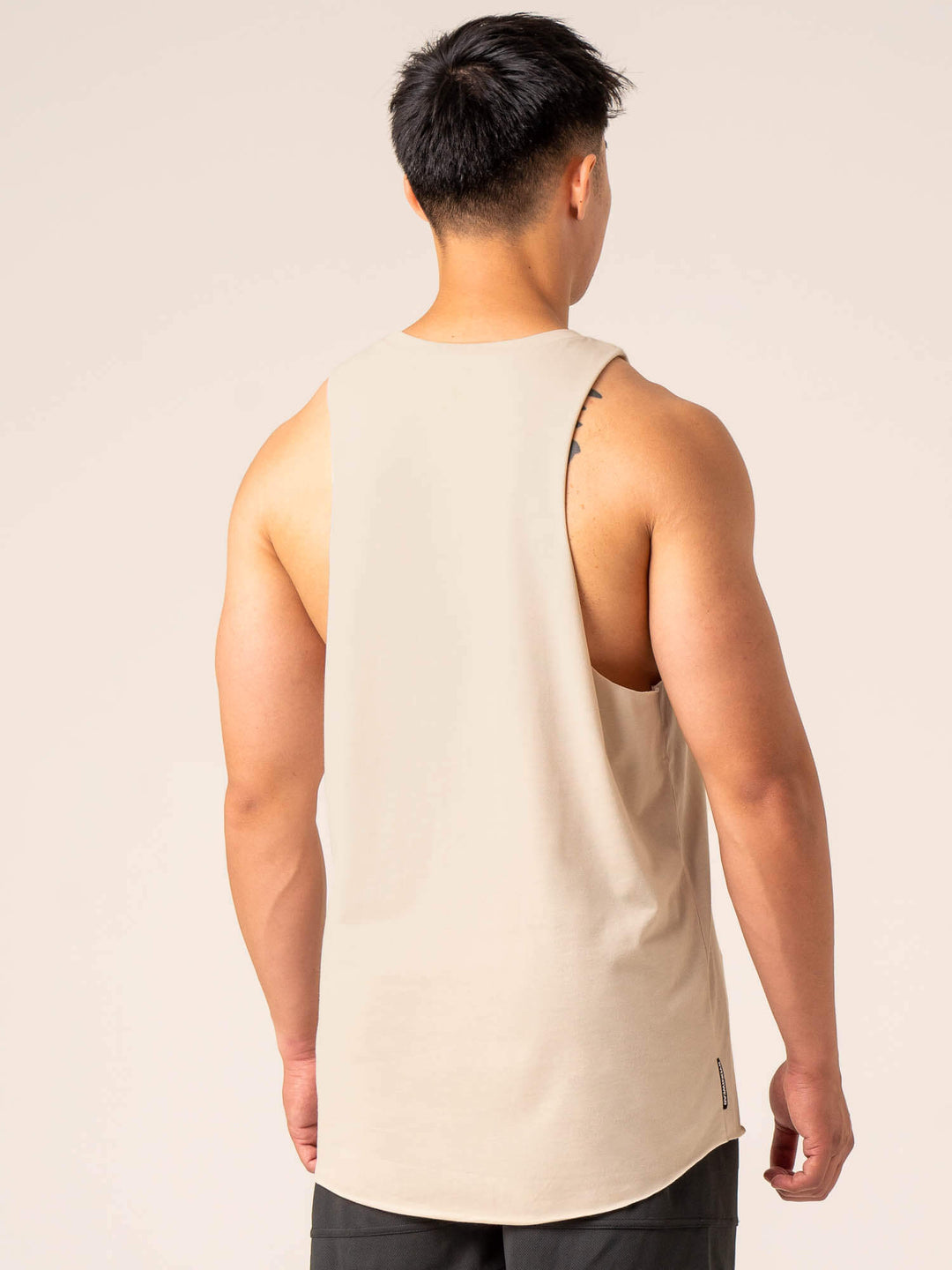Emerge Drop Armhole Tank - Sand Clothing Ryderwear 