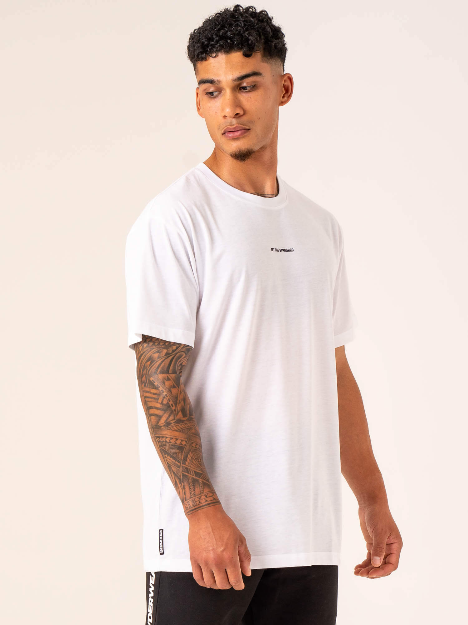 Emerge Oversized T-Shirt - White - Ryderwear