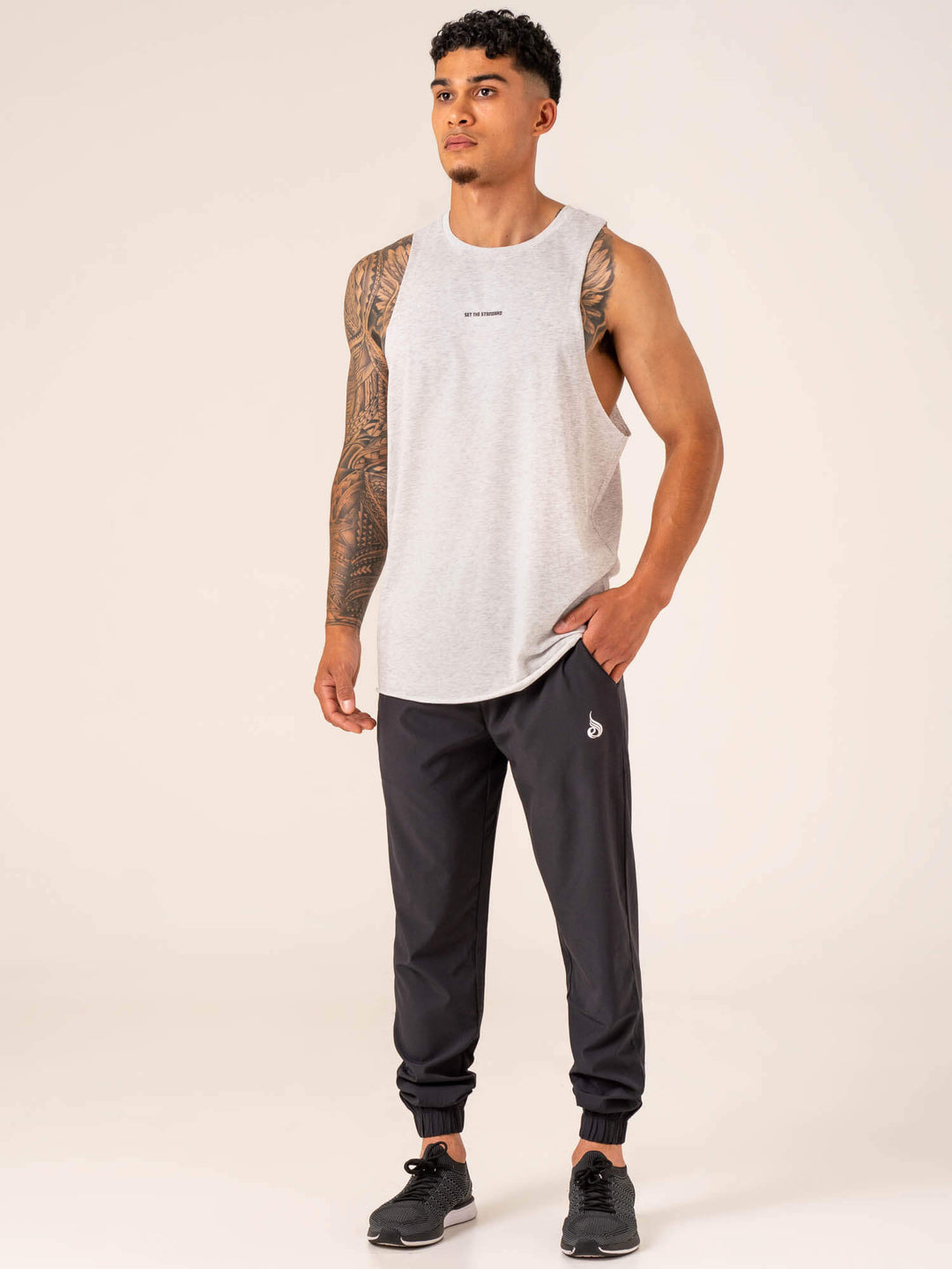 Emerge Training Pant - Faded Black Clothing Ryderwear 