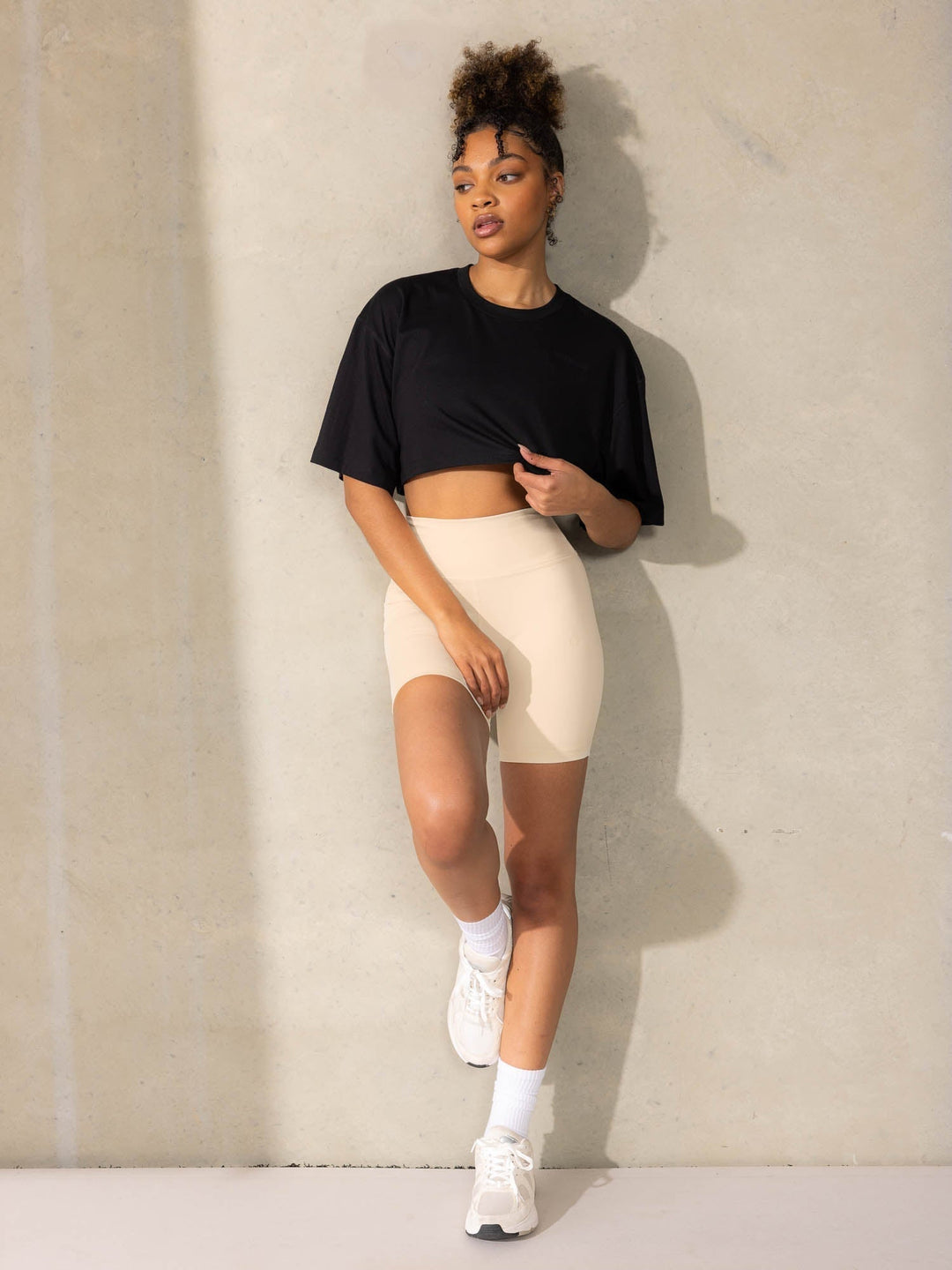 Empower High Waisted Shorts - Vanilla Clothing Ryderwear 