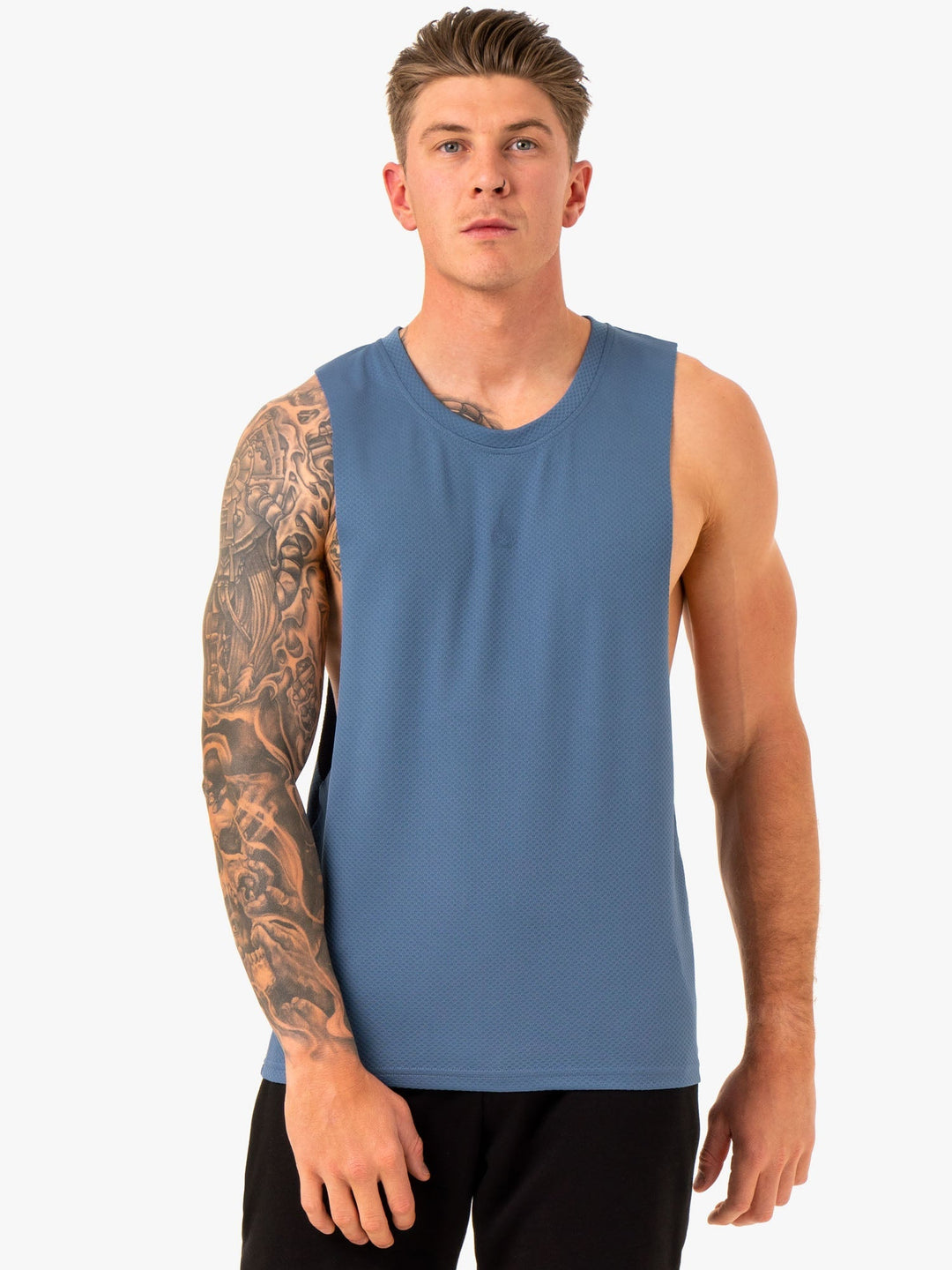 Enhance Baller Tank - Blue Clothing Ryderwear 