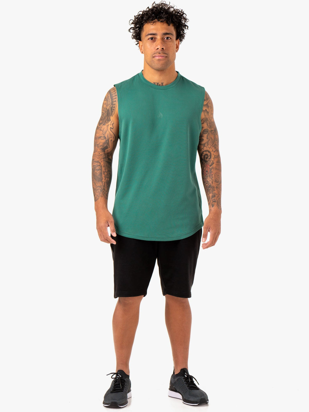 Enhance Muscle Tank - Green Clothing Ryderwear 