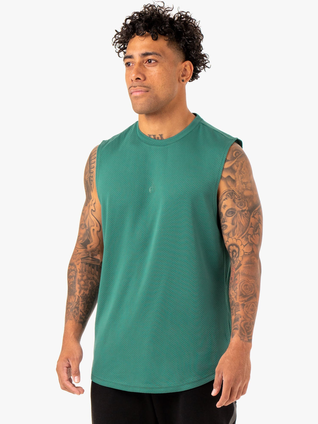Enhance Muscle Tank - Green Clothing Ryderwear 
