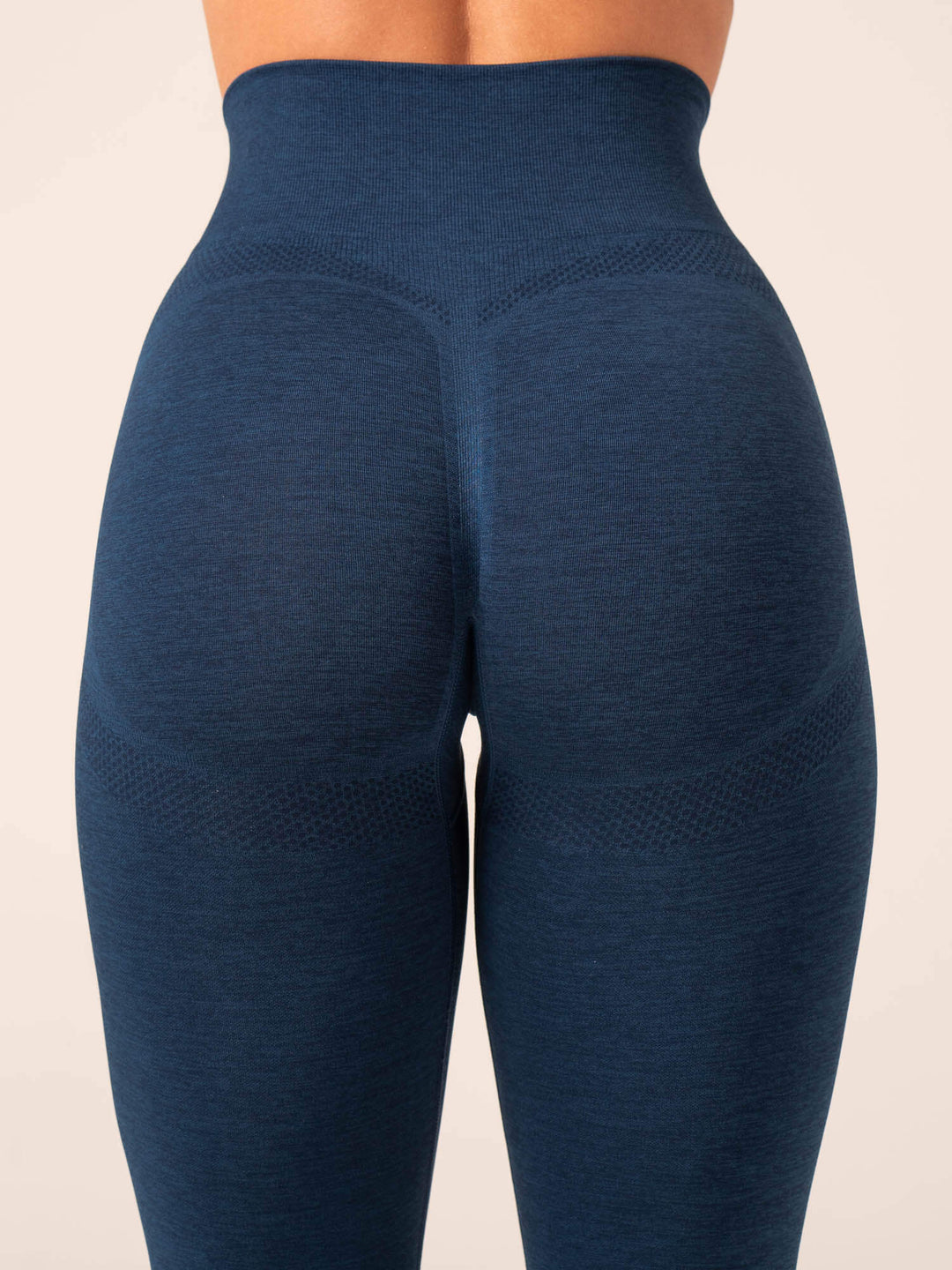 Evolve Seamless Leggings - Navy Marl Clothing Ryderwear 