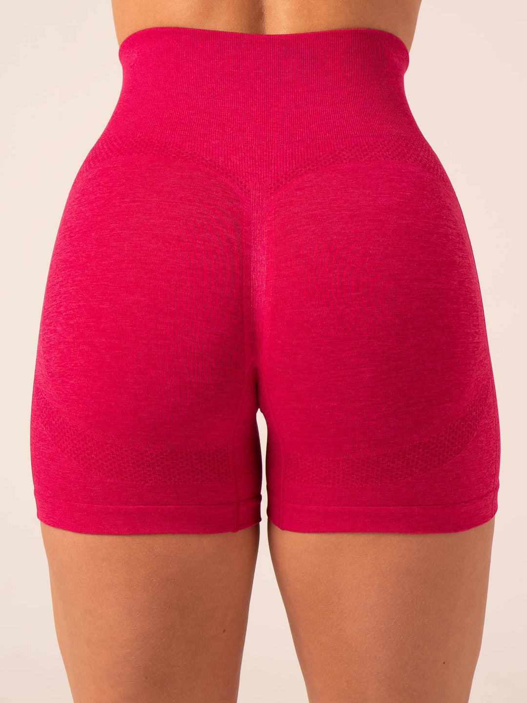 Evolve Seamless Shorts - Berry Marl Clothing Ryderwear 