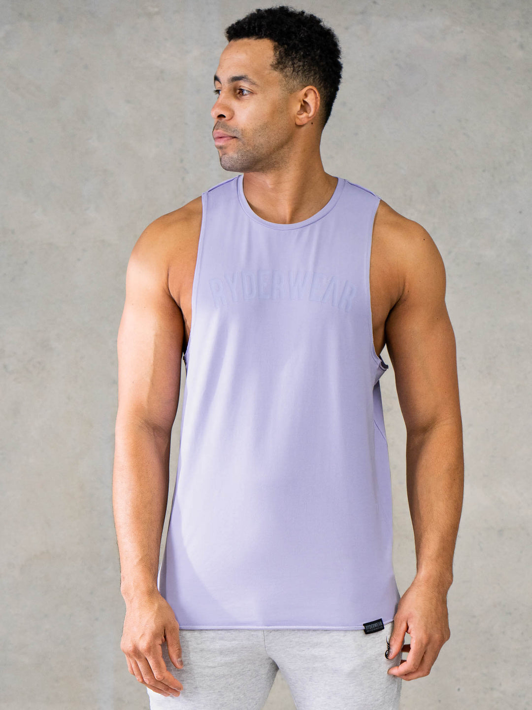 Force Baller Tank - Lavender Clothing Ryderwear 