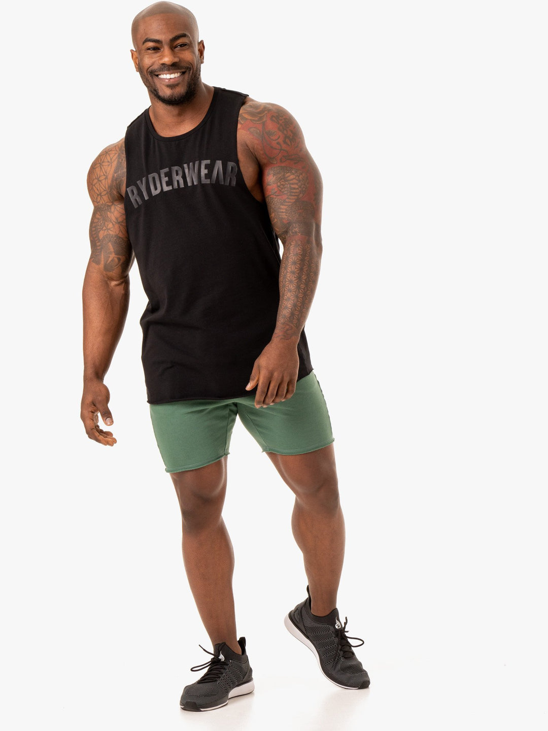 Force Track Short - Green Clothing Ryderwear 