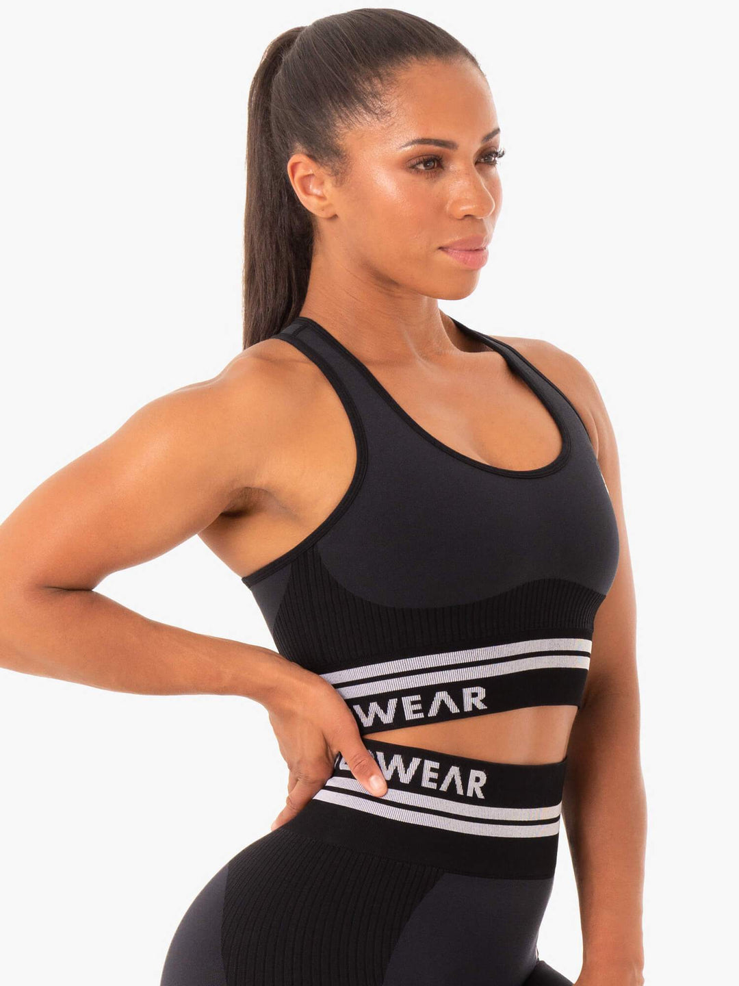 Minimiser Sports Bra UK Spandex Bras Women Longline Sports Bra Top Strapless  Bras Multipack Exercise Bra Women Girls C Black : : Fashion