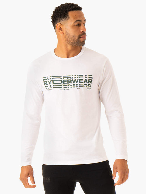Graphic Long Sleeve T-Shirt White
