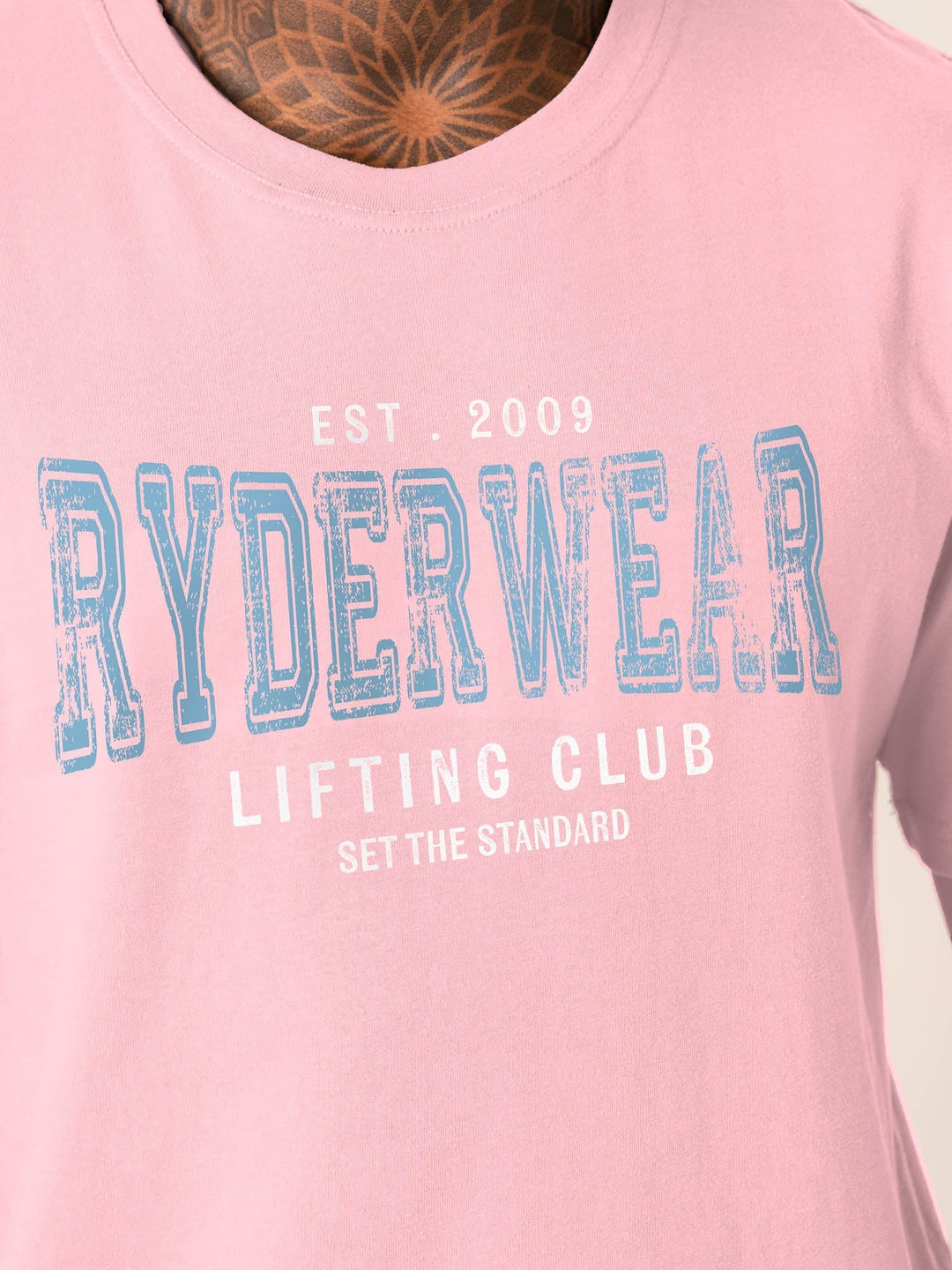 Grit Oversized T-Shirt - Pink Clothing Ryderwear 