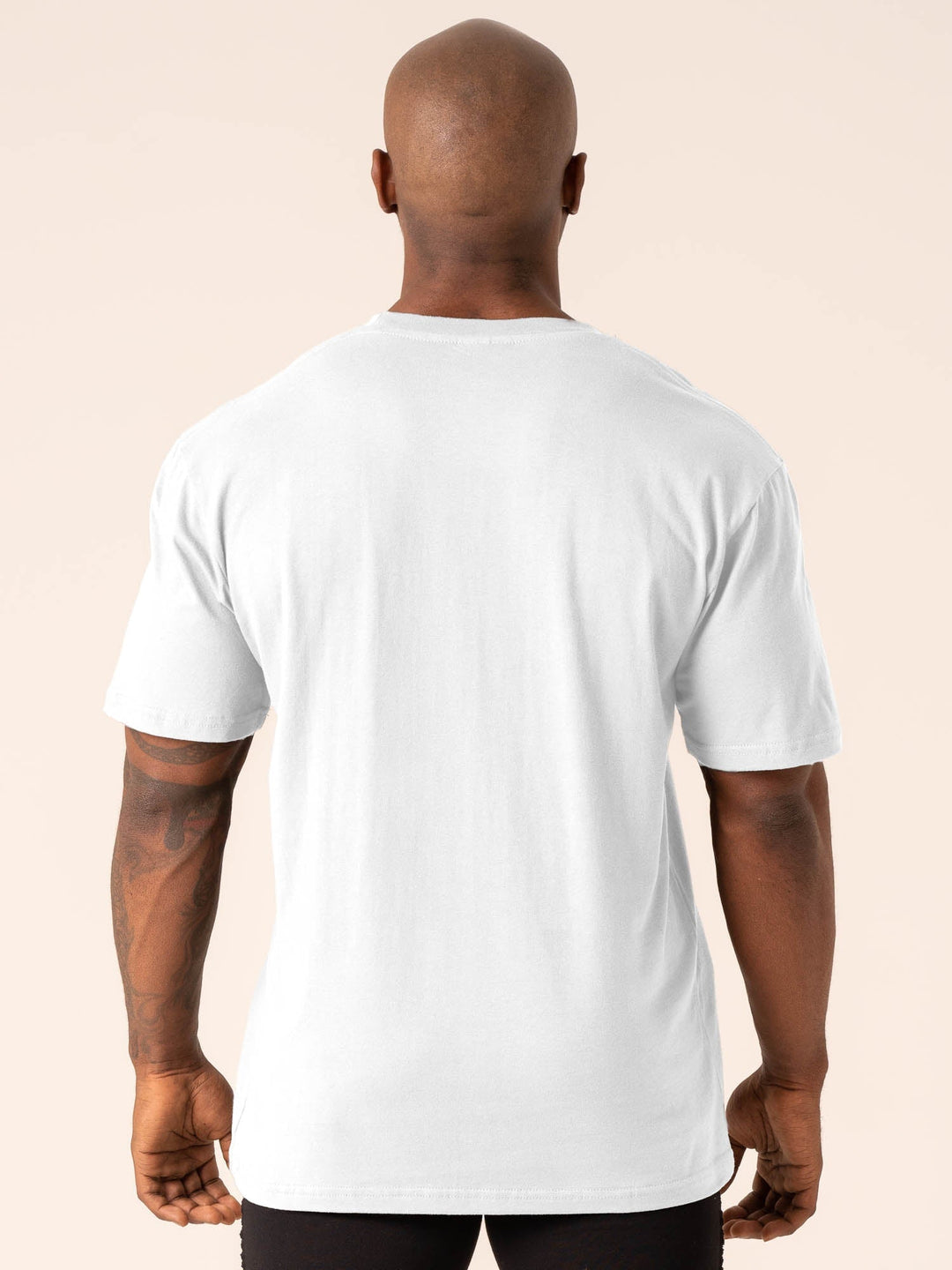 Grit Oversized T-Shirt - White Clothing Ryderwear 