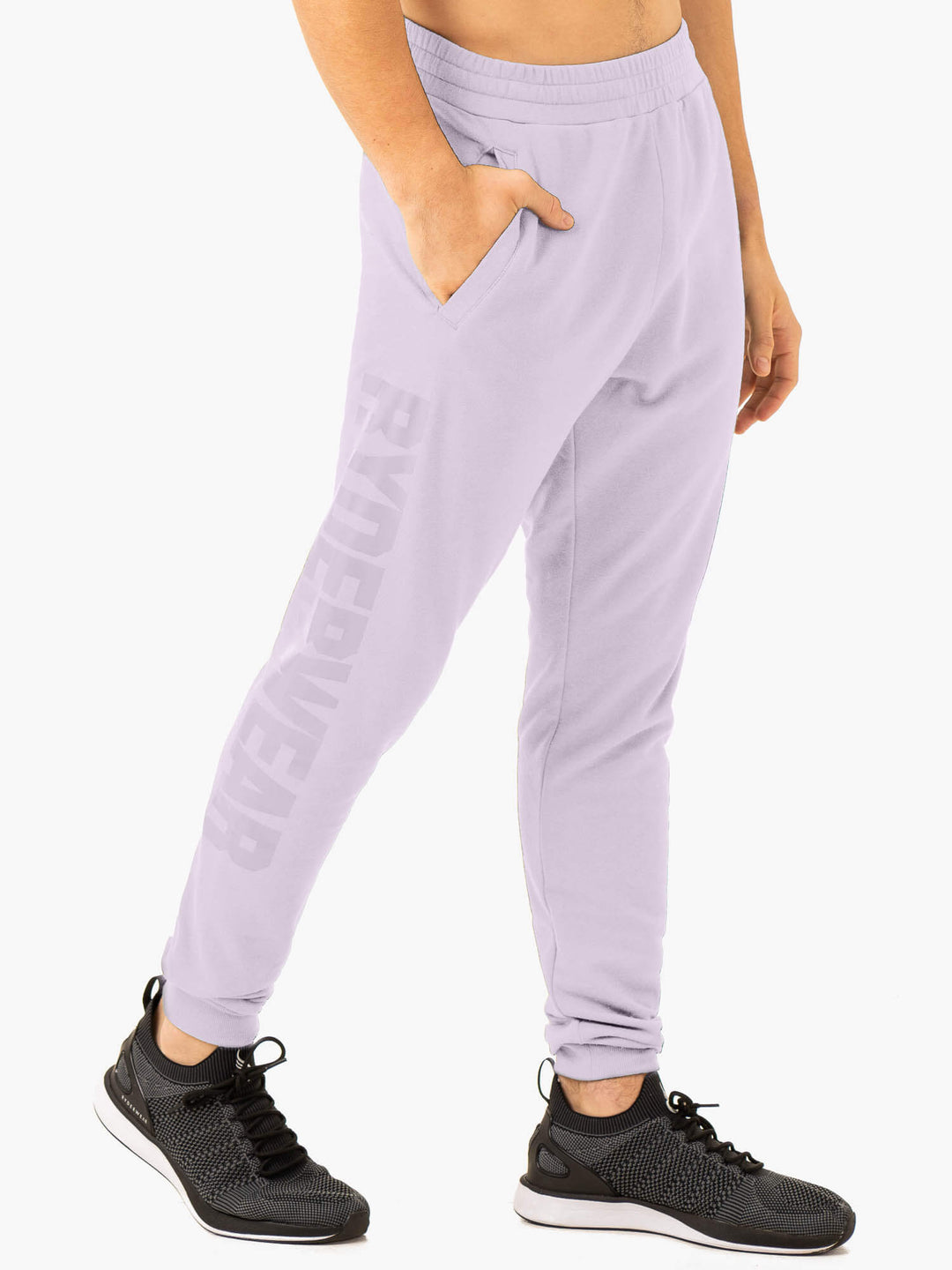 Heritage Fleece Track Pants - Lavender Clothing Ryderwear 