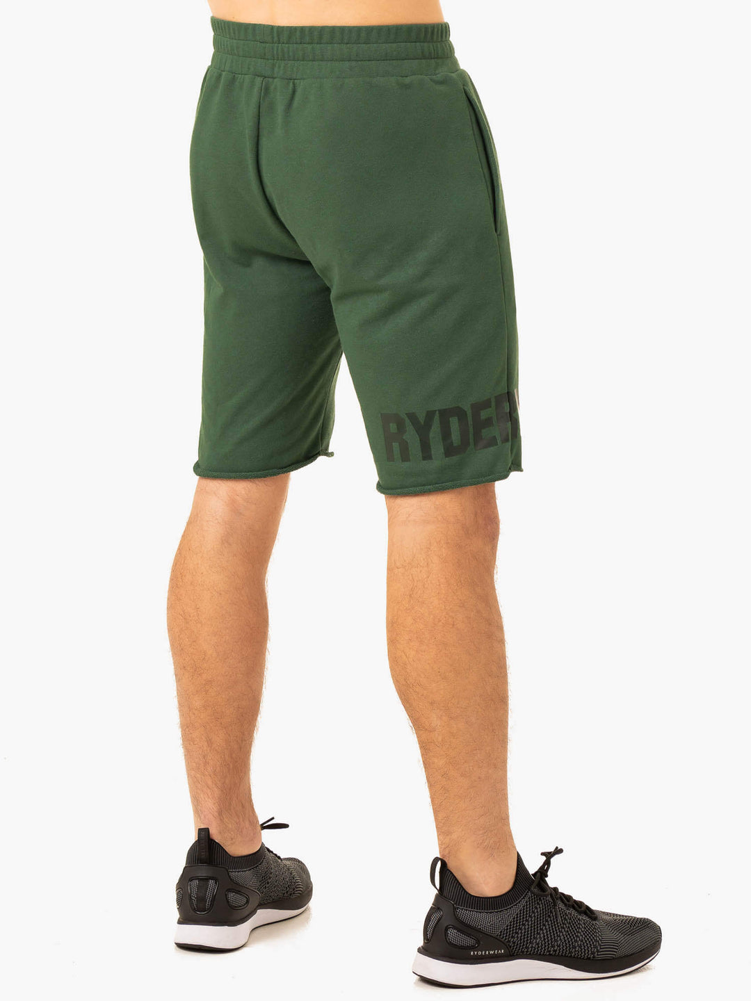 Heritage Fleece Track Shorts - Green Clothing Ryderwear 