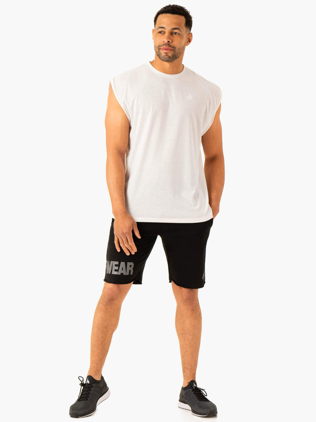 Heritage Wide Cut Tank - Off White Clothing Ryderwear 