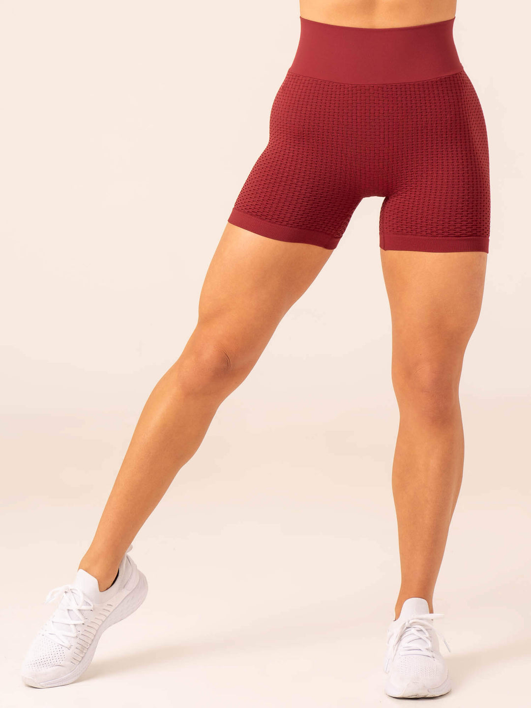 Honeycomb Scrunch Seamless Shorts - Berry Clothing Ryderwear 