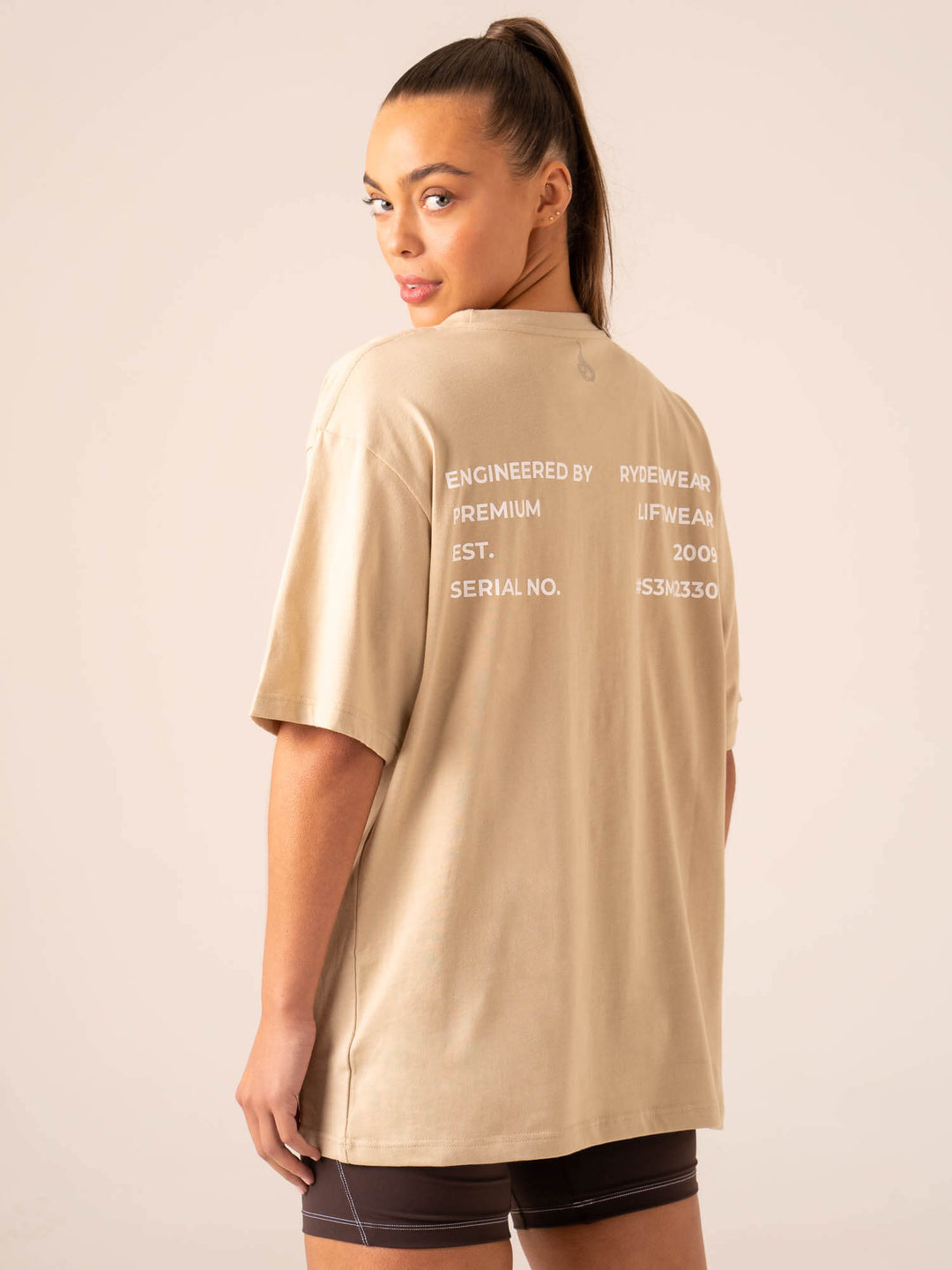 Industry Oversized T-Shirt - Sandstone Clothing Ryderwear 