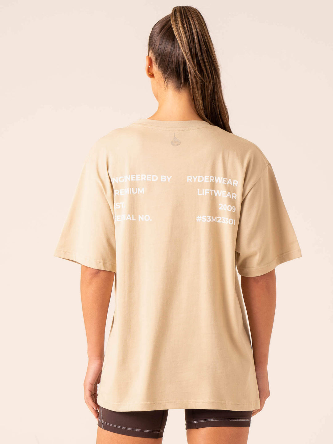 Industry Oversized T-Shirt - Sandstone Clothing Ryderwear 