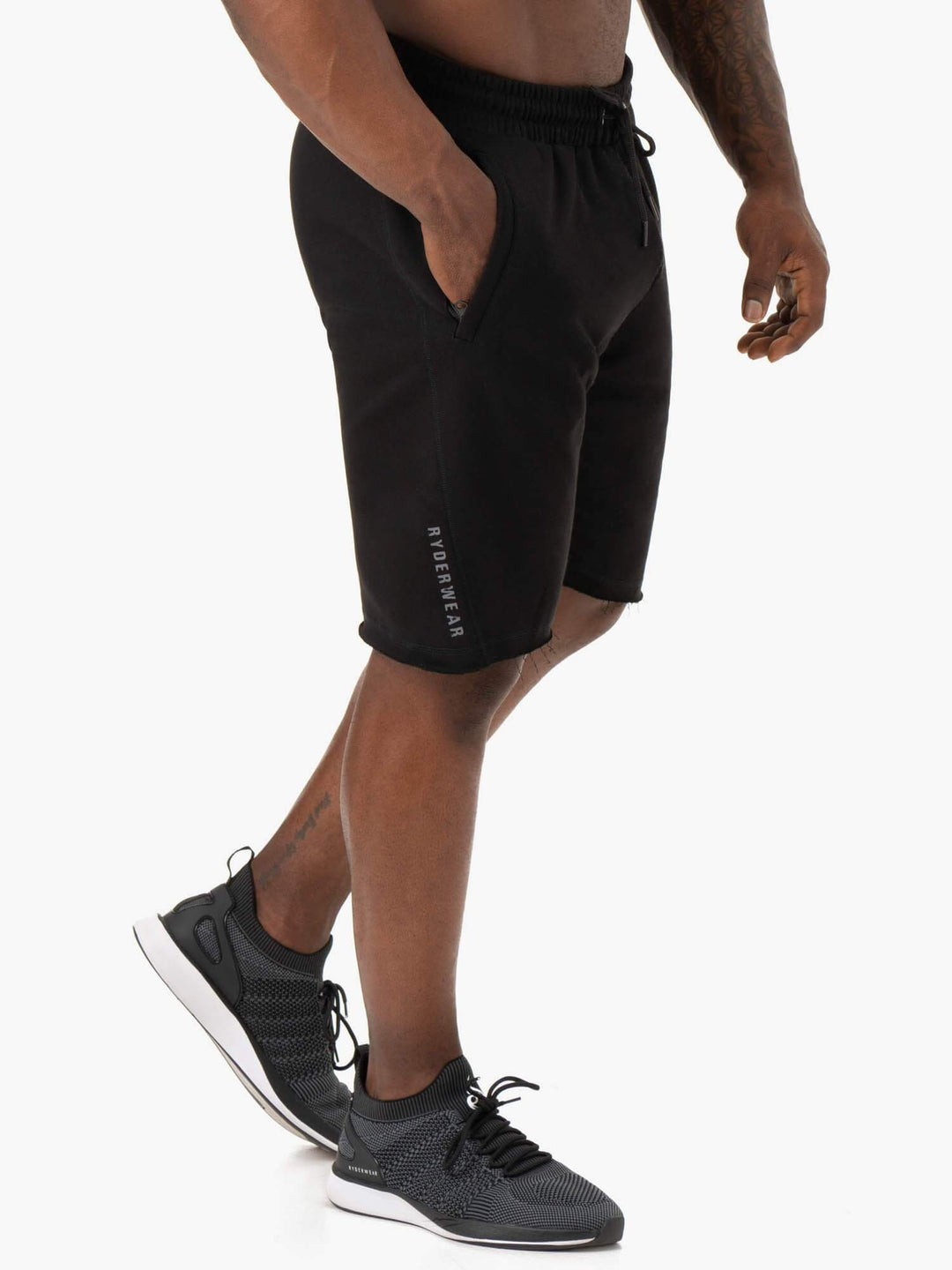 Iron Track Shorts - Black Clothing Ryderwear 