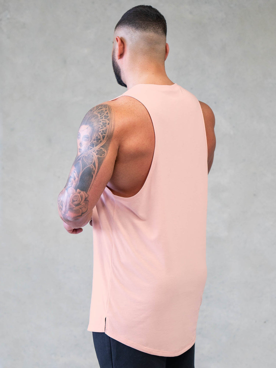 Legacy Drop Armhole Tank - Faded Pink Clothing Ryderwear 