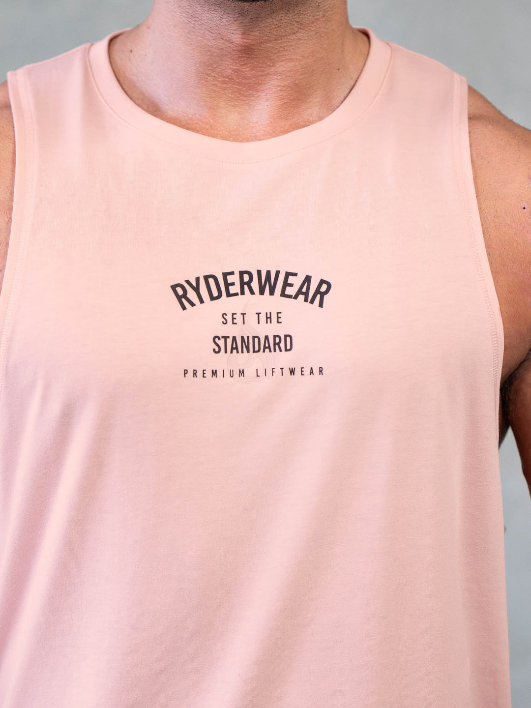 Legacy Drop Armhole Tank - Faded Pink Clothing Ryderwear 