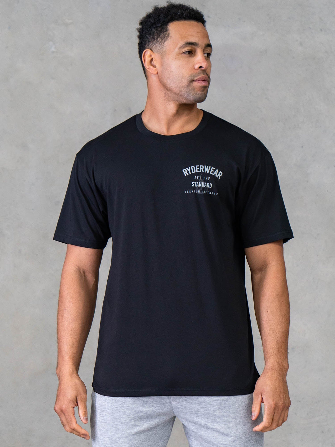 Legacy T-Shirt - Black Clothing Ryderwear 