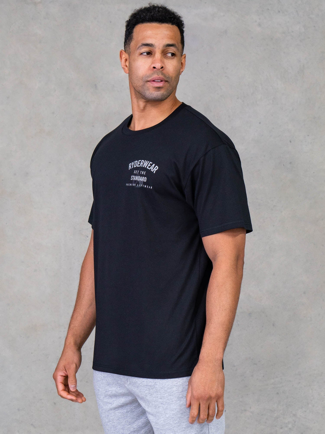 Legacy T-Shirt - Black Clothing Ryderwear 