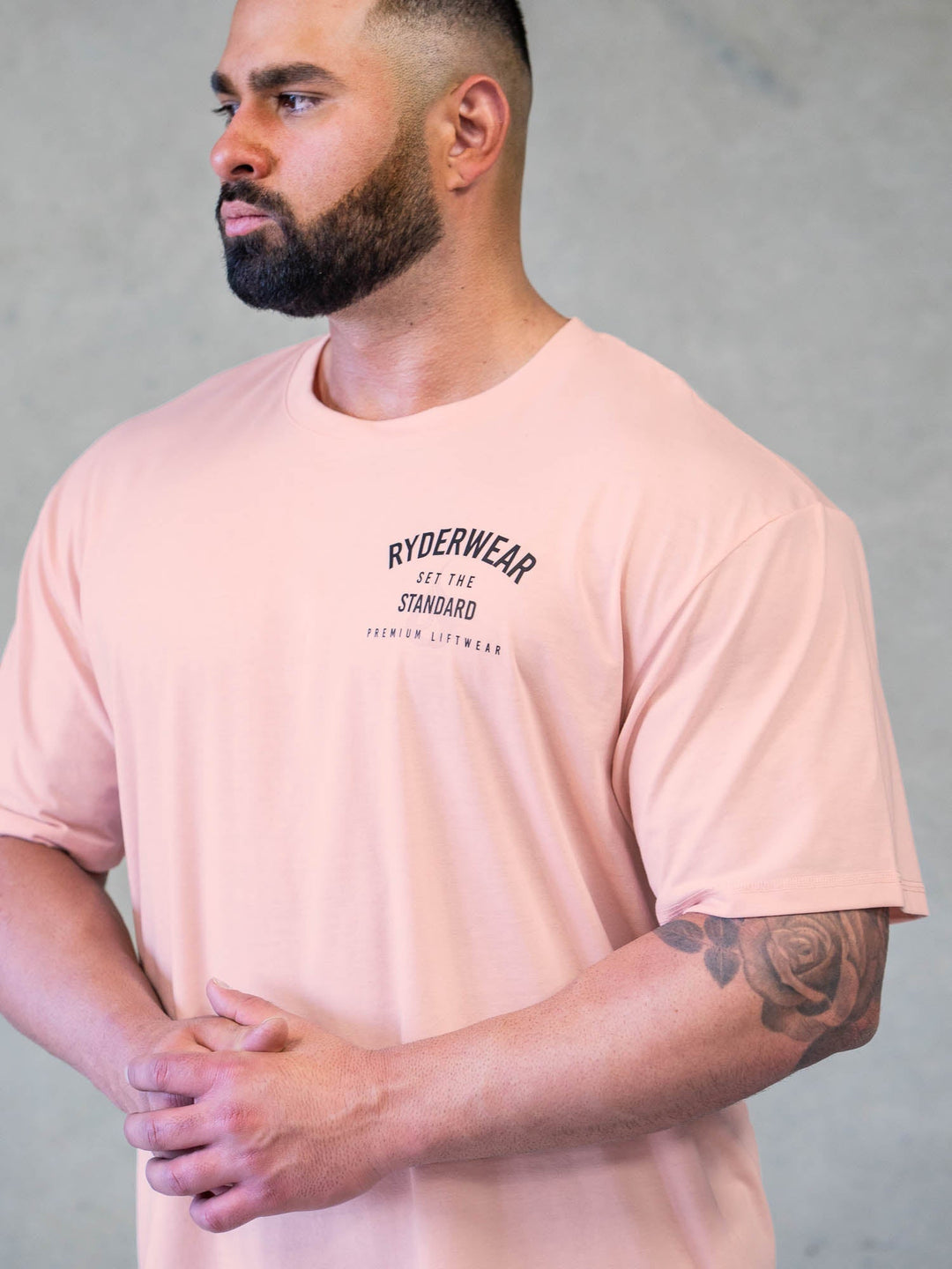 Legacy T-Shirt - Faded Pink Clothing Ryderwear 