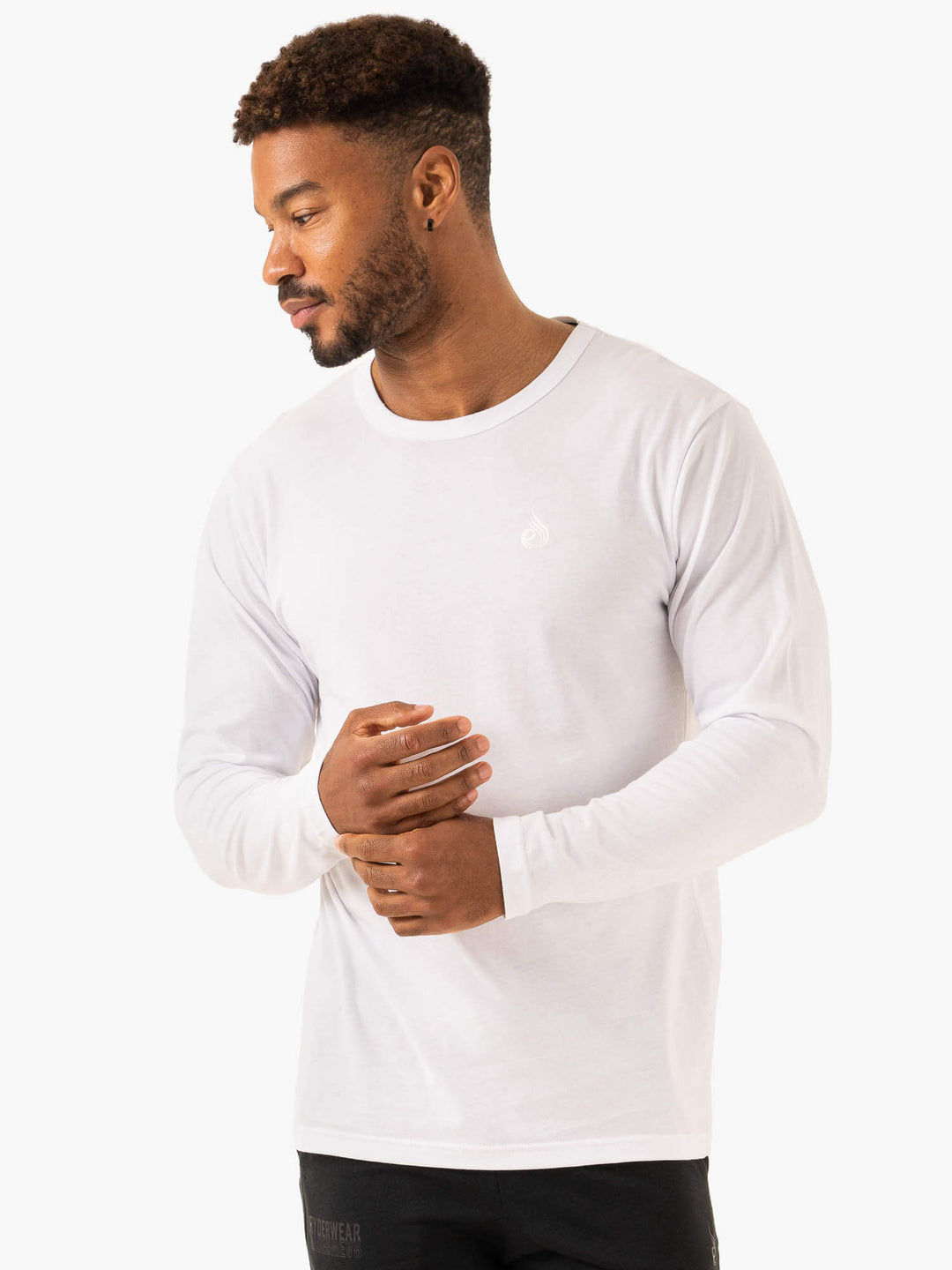Lift Long Sleeve T-Shirt - White Clothing Ryderwear 