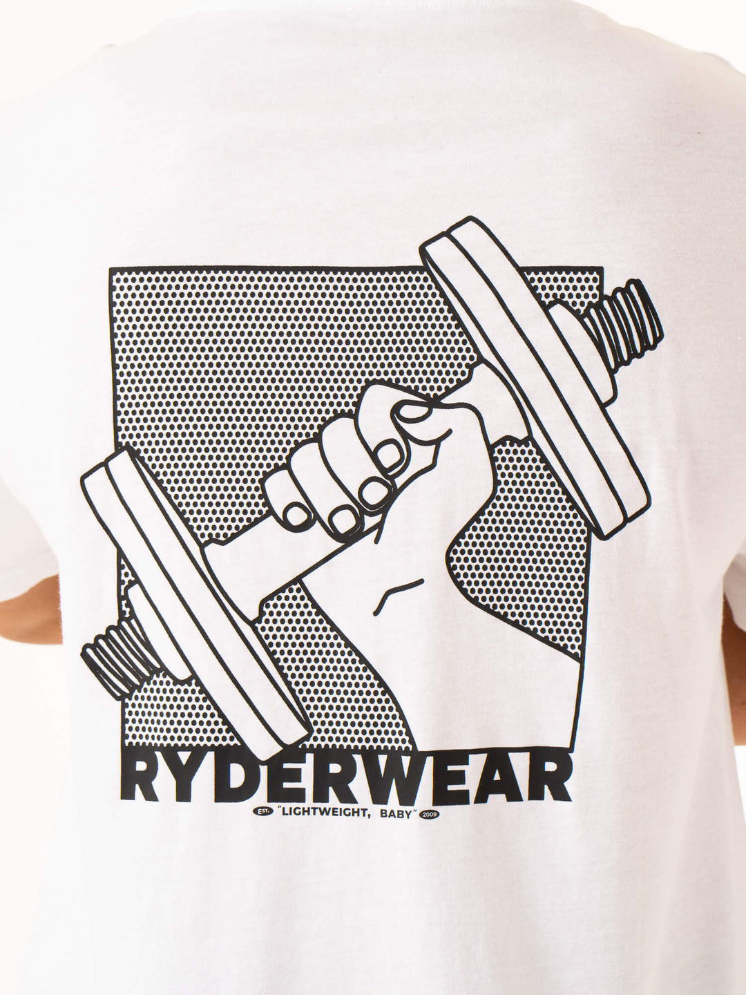 Lift Oversized Unisex T-Shirt - White Clothing Ryderwear 