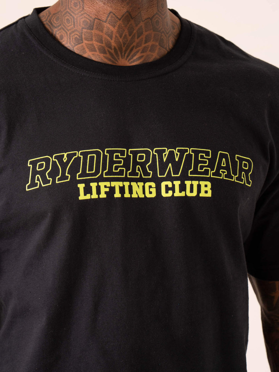 Lifting Club T-Shirt - Black Clothing Ryderwear 