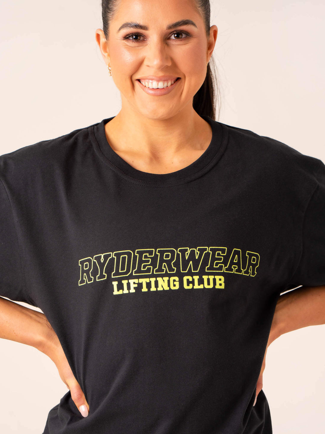 Lifting Club T-Shirt - Black Clothing Ryderwear 