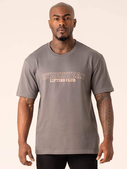 Lifting Club T-Shirt Charcoal