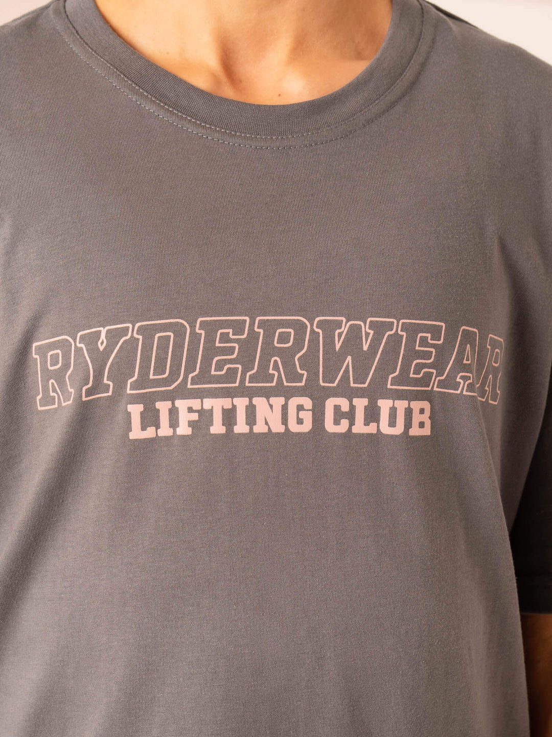Lifting Club T-Shirt - Charcoal Clothing Ryderwear 