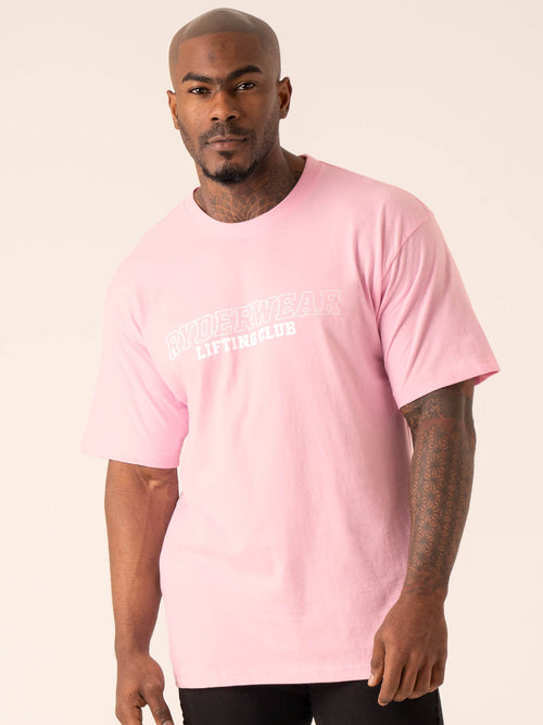 Lifting Club T-Shirt Pink