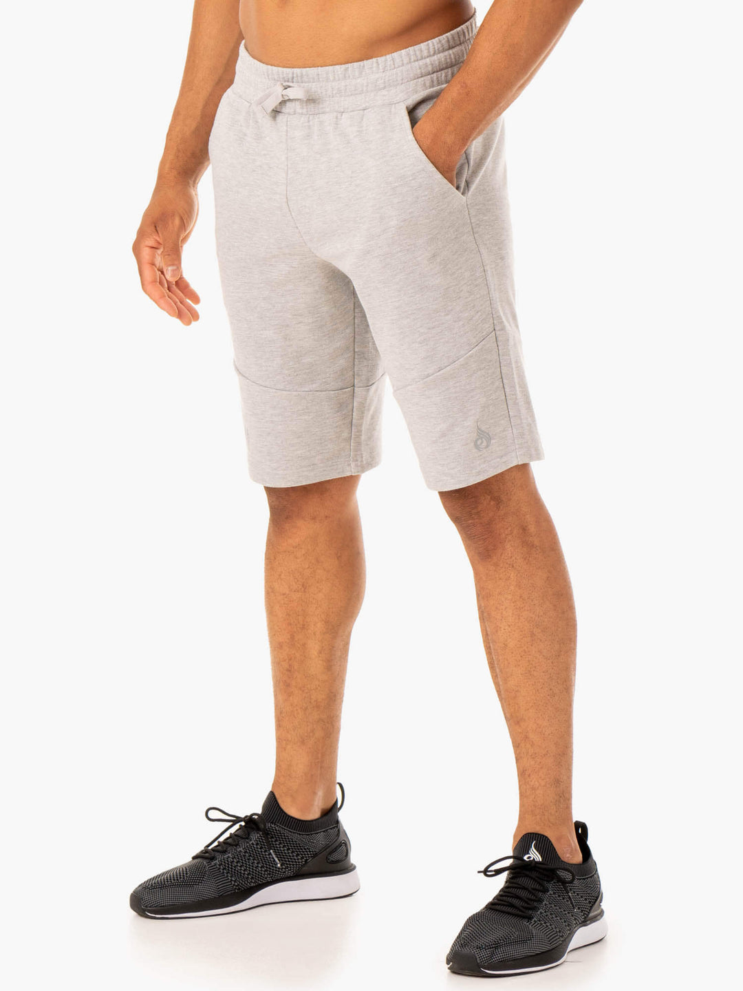 Limitless Track Short - Grey Marl Clothing Ryderwear 