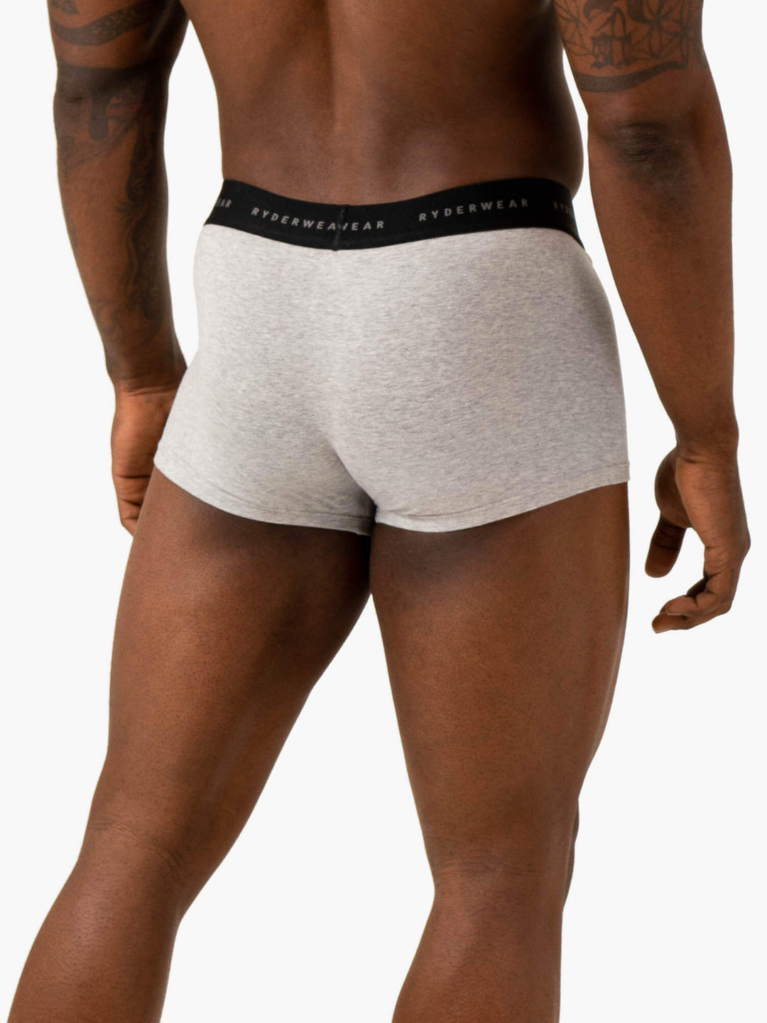 Men's Boxer Briefs - Grey Marl Clothing Ryderwear 