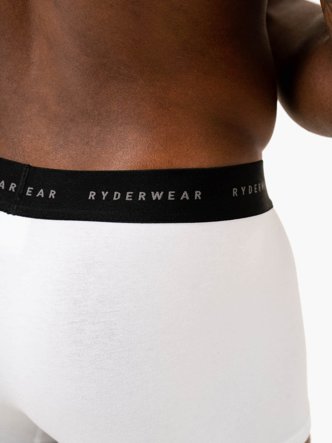 Men's Boxer Briefs - White Clothing Ryderwear 