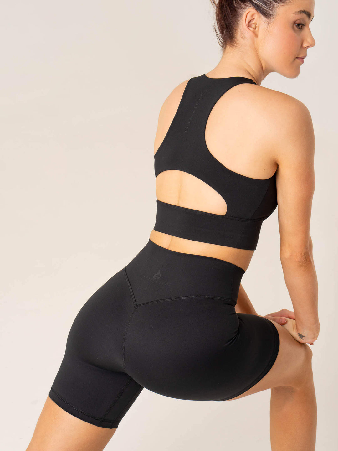 NKD Arch Mid-Length Shorts - Black Clothing Ryderwear 