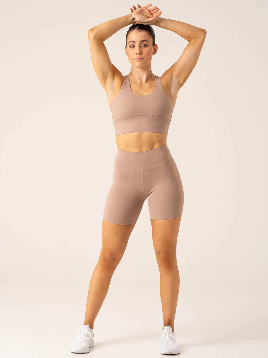 NKD Arch Mid-Length Shorts - Taupe Clothing Ryderwear 